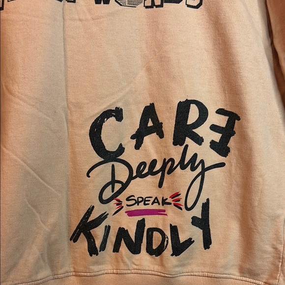 The Power of Words Beige Sweatshirt - Picture 2 of 6